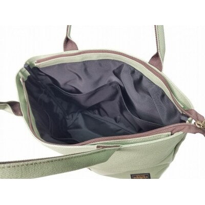 【いちひこ帆布】 ライントート/グリーン