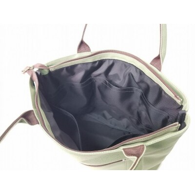 【いちひこ帆布】 ライントート/グリーン