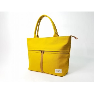 【いちひこ帆布】 ライントート/イエロー