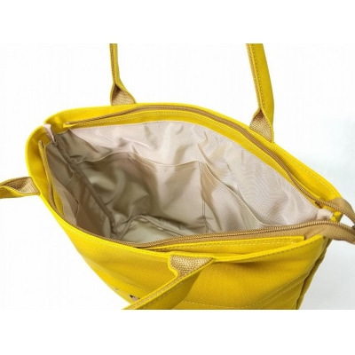 【いちひこ帆布】 ライントート/イエロー