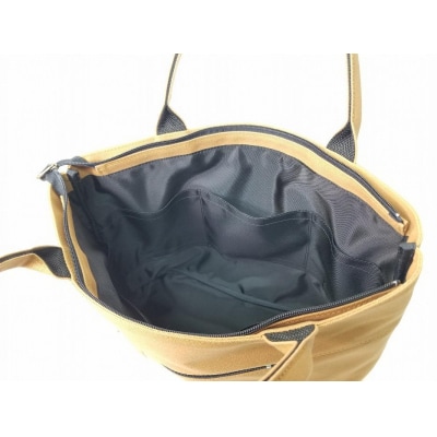 【いちひこ帆布】 ライントート/キャメル