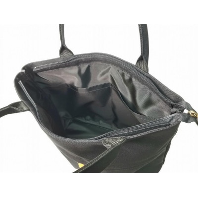 【いちひこ帆布】 ライントート/黒