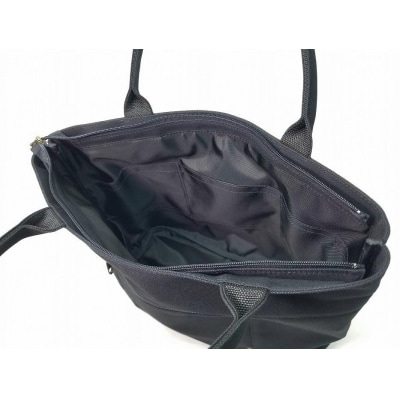 【いちひこ帆布】 ライントート/黒