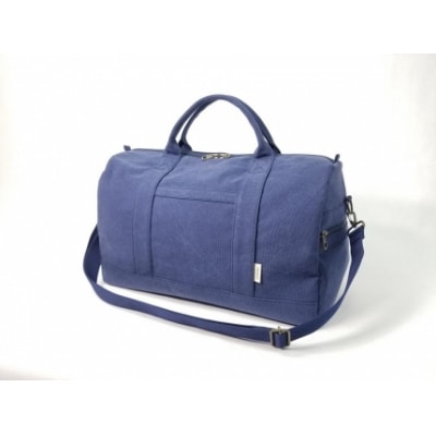 【いちひこ帆布】 トラベルボストン/ネイビー