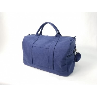 【いちひこ帆布】 トラベルボストン/ネイビー