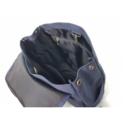 【いちひこ帆布】 リュック/ネイビー