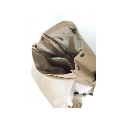 【いちひこ帆布】 リュック/ベージュ