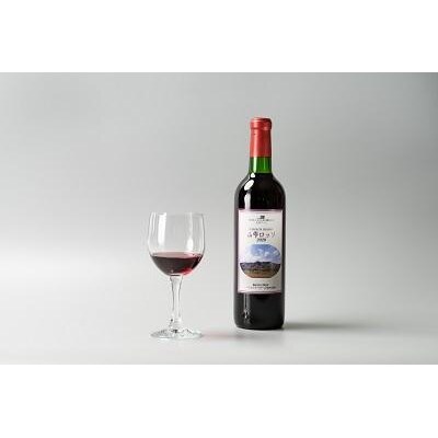 山雫ロッソ:地元産ぶどう100%の赤ワイン(720ml)