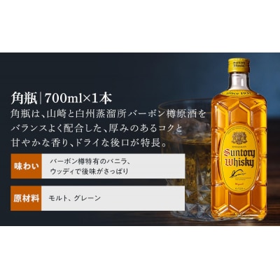サントリー ウイスキー飲み比べ上級4種4本セット(スペシャルリザーブ/オールド/角瓶/ジムビーム)