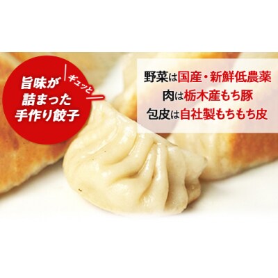 栃木産こだわり手作りもち豚餃子 | 食品 冷凍食品 惣菜 餃子 手作り 国産