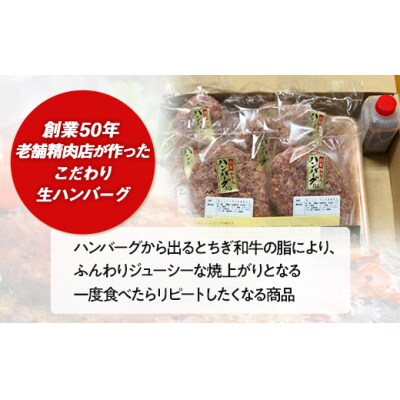とちぎ和牛入り手作り生ハンバーグ