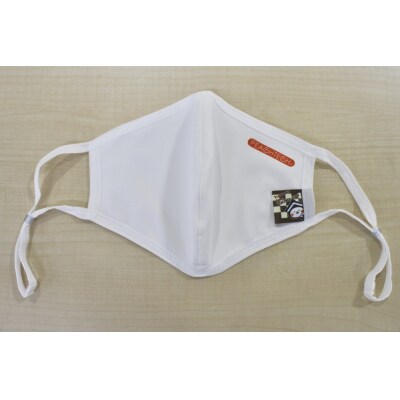 【数量限定品】とち介のもちもちタグマスク　 ホワイト(ロゴ:オレンジ)