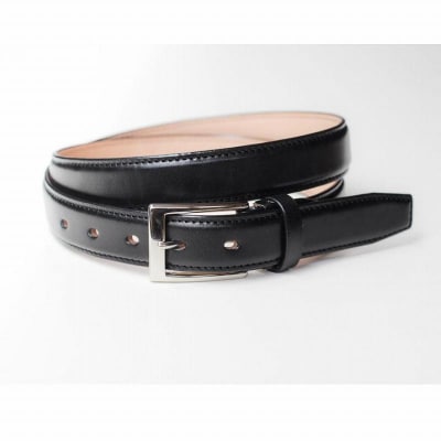 【minca】全3色 栃木レザーのハーネスレザー使用ビジネスベルト/幅30mm/ブラック