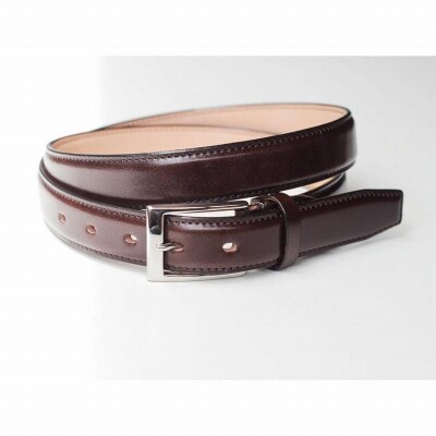 【minca】全3色 栃木レザーのハーネスレザー使用ビジネスベルト/幅30mm/チョコ