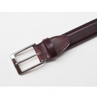 【minca】全3色 栃木レザーのハーネスレザー使用ビジネスベルト/幅30mm/チョコ