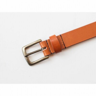 【minca】栃木レザー 幅30mm ハーネスベルト/36インチ/キャメル