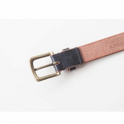 【minca】栃木レザー 幅30mm ハーネスベルト/32インチ/ネイビー