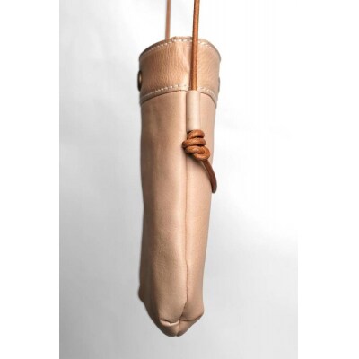 天神ワークス レザーサコッシュSP04【BLACK】