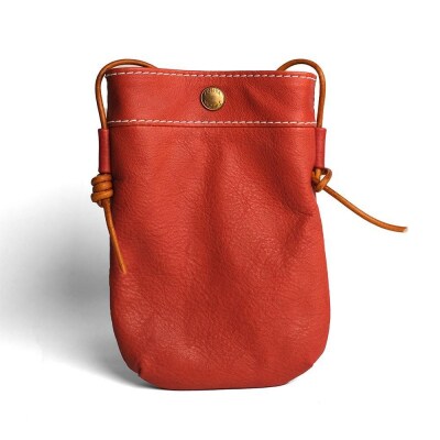 天神ワークス レザーサコッシュSP04【RED】