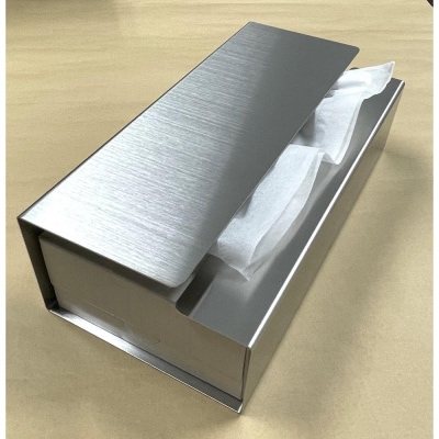 ステンレスティッシュケース　K |インテリア BOX リビング ダイニング スタイリッシュ