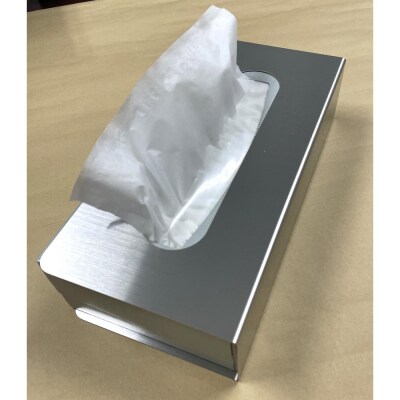 ステンレスティッシュケース　S |インテリア BOX リビング ダイニング スタイリッシュ