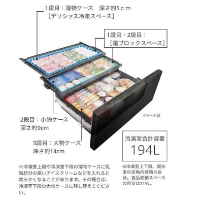 日立 冷蔵庫【標準設置費込み】 GZCタイプ 6ドア(観音開き) 670L