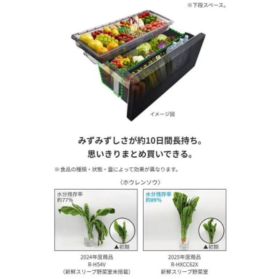 日立 冷蔵庫【標準設置費込み】 GZCタイプ 6ドア(観音開き) 670L