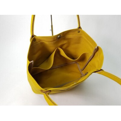 【いちひこ帆布】 ミニトート/イエロー