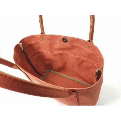 【いちひこ帆布】 ミニトート/レンガ