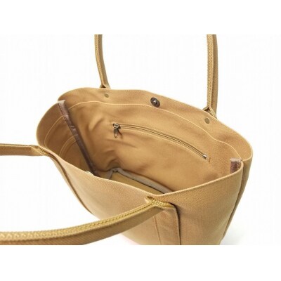 【いちひこ帆布】 ミニトート/キャメル
