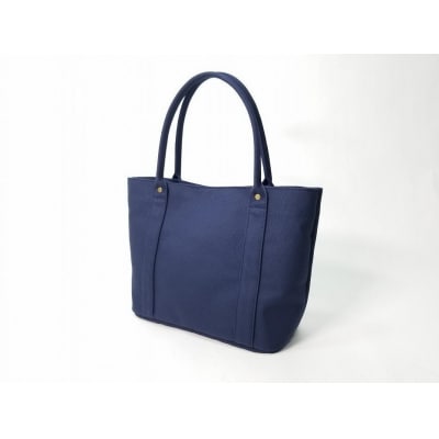 【いちひこ帆布】 ミニトート/ネイビー