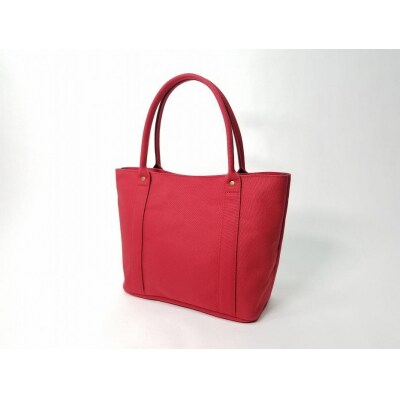 【いちひこ帆布】 ミニトート/赤