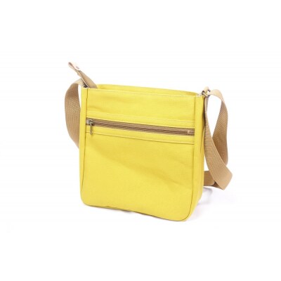 【いちひこ帆布】 縦ショルダー/イエロー