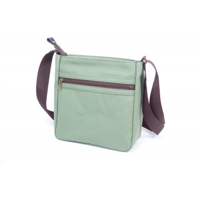 【いちひこ帆布】 縦ショルダー/グリーン