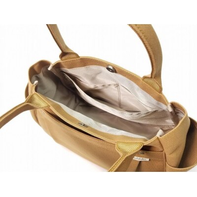 【いちひこ帆布】 マロンバッグ/キャメル