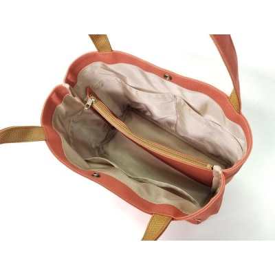 【いちひこ帆布】パーティショントート　レンガ