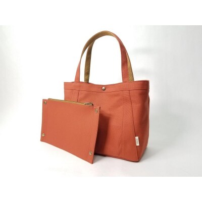 【いちひこ帆布】パーティショントート　レンガ