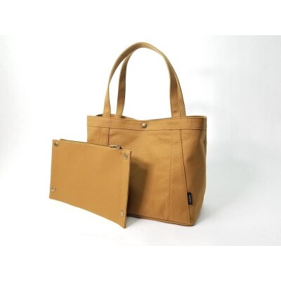 【いちひこ帆布】パーティショントート　キャメル