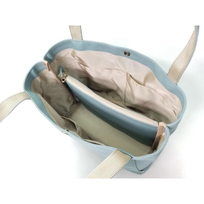 【いちひこ帆布】パーティショントート　水色