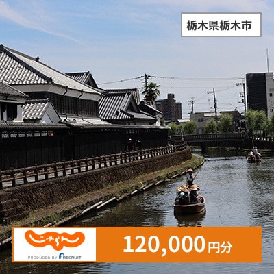 【じゃらんふるさと納税クーポン】 栃木県栃木市でつかえる120,000円 クーポン