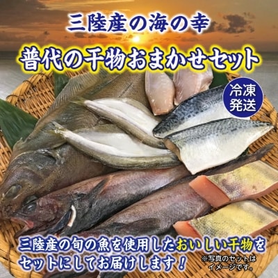 三陸産の海の幸 普代の干物おまかせセットB