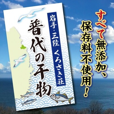 三陸産の海の幸 普代の干物おまかせセットB