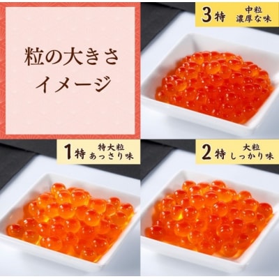北海道産 いくら醤油漬 500g 3特 (鮭卵)