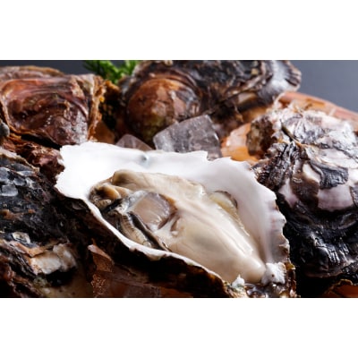 的矢湾産　生食用岩かき　6個入り(約250g～300g)