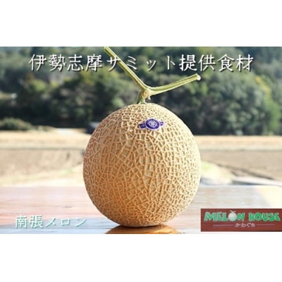 川口農園の南張メロン 1個 伊勢志摩サミット提供食材　令和5年10月順次発送