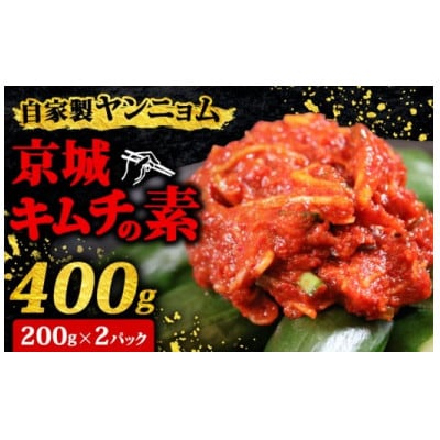自家製ヤンニョム　京城キムチの素400g(200g×2パック セット)