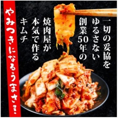 焼肉屋の自家製 京城キムチ600g(小分け 300g×2パック)