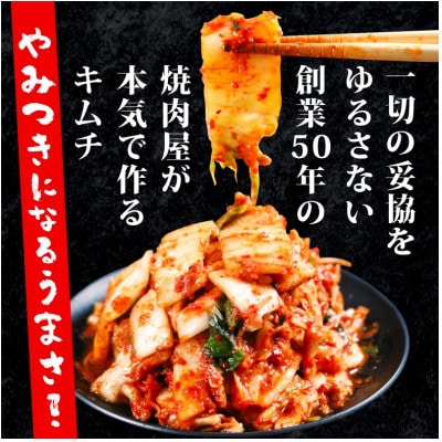 焼肉屋の自家製 京城キムチ900g(小分け 300g×3パック)