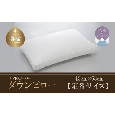 サイドスリーパー　ダウンピロー【定番サイズ:43cm×63cm】