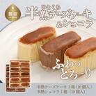 半熟チーズケーキ(1箱)半熟ショコラ(1箱)各約40g×10個入り